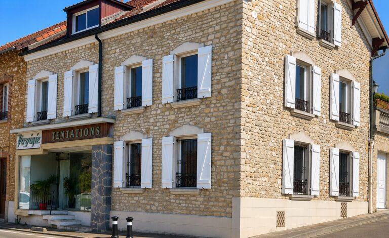 À 30 min de Paris | Élégante demeure bourgeoise en pierre – 7 chambres – Local professionnel – Caves voûtées